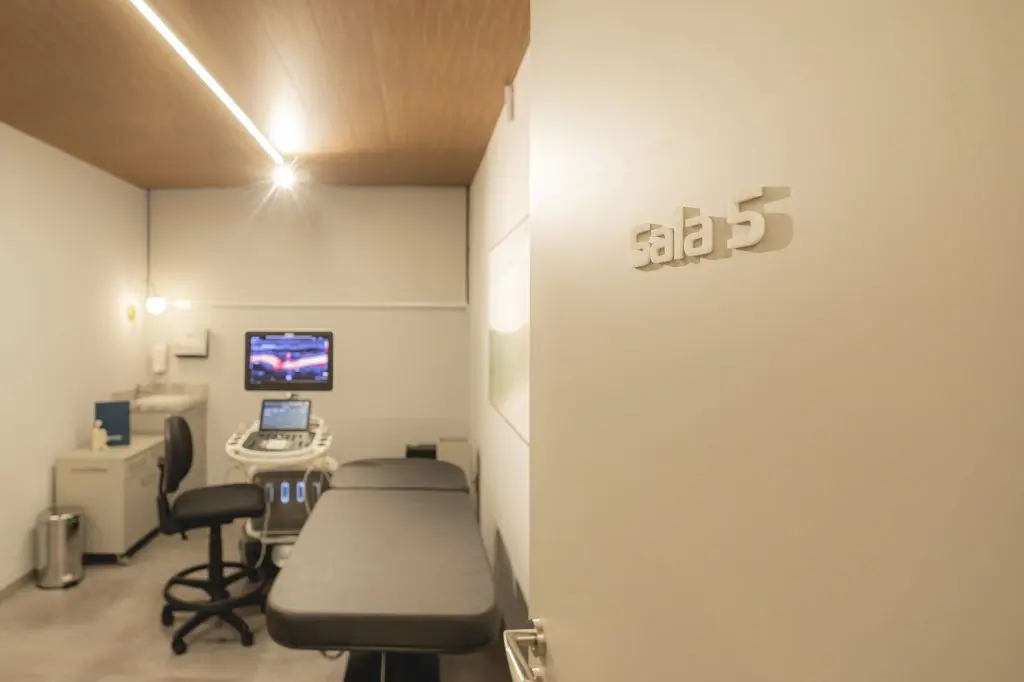 Sala de exames climatizada da Corius
